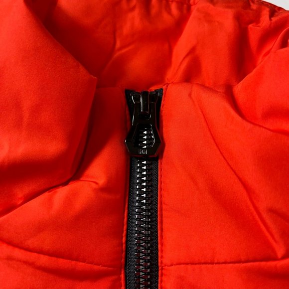 Helly Hansen Womens Gilet Sailing Quilted Vest Orange Zip Up Pockets Lined M New - Picture 3 of 10